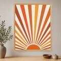 Tablou decorativ, Cc-D-Ah-1020 70 x 95, PÂNZĂ, Lemn (Grosime: 18 mm, Multicolor