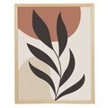Tablou decorativ, Cc-D-Ah-1030 45 x 60, Canvas, Cadru: 100% LEMN (Grosime: 18 mm), Multicolor