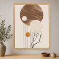 Tablou decorativ, Cc-D-Ah-1039 70 x 95, Canvas, Cadru: 100% LEMN (Grosime: 18 mm), Multicolor