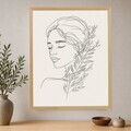 Tablou decorativ, Cc-D-Ah-1040 45 x 60, Canvas, Cadru: 100% LEMN (Grosime: 18 mm), Multicolor
