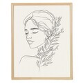 Tablou decorativ, Cc-D-Ah-1040 45 x 60, Canvas, Cadru: 100% LEMN (Grosime: 18 mm), Multicolor
