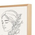Tablou decorativ, Cc-D-Ah-1040 45 x 60, Canvas, Cadru: 100% LEMN (Grosime: 18 mm), Multicolor