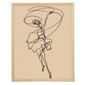 Tablou decorativ, Cc-D-Ah-1041 45 x 60, Canvas, Cadru: 100% LEMN (Grosime: 18 mm), Multicolor