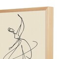 Tablou decorativ, Cc-D-Ah-1042 70 x 95, Canvas, Cadru: 100% LEMN (Grosime: 18 mm), Multicolor