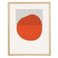Tablou decorativ, Cc-D-Ah-1043 70 x 95, Canvas, Cadru: 100% LEMN (Grosime: 18 mm), Multicolor