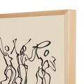 Tablou decorativ, Cc-D-Ah-1045 70 x 95, Canvas, Cadru: 100% LEMN (Grosime: 18 mm), Multicolor