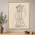 Tablou decorativ, Cc-D-Ah-1047 45 x 60, Canvas, Cadru: 100% LEMN (Grosime: 18 mm), Multicolor