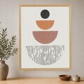 Tablou decorativ, Cc-D-Ah-1048 45 x 60, Canvas, Cadru: 100% LEMN (Grosime: 18 mm), Multicolor