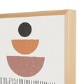 Tablou decorativ, Cc-D-Ah-1048 45 x 60, Canvas, Cadru: 100% LEMN (Grosime: 18 mm), Multicolor