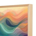 Tablou decorativ, Cc-K-Ah-1000, Canvas, Cadru: 100% LEMN (Grosime: 18 mm), Multicolor