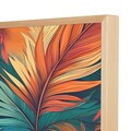 Tablou decorativ, Cc-K-Ah-1002, Canvas, Cadru: 100% LEMN (Grosime: 18 mm), Multicolor