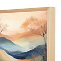 Tablou decorativ, Cc-K-Ah-1003, Canvas, Cadru: 100% LEMN (Grosime: 18 mm), Multicolor