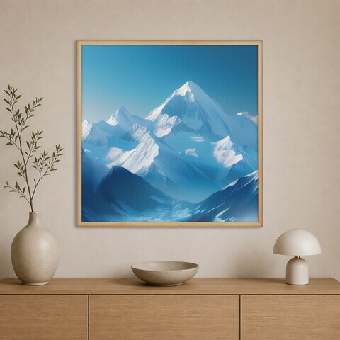 Tablou decorativ, Cc-K-Ah-1007, Canvas, Cadru: 100% LEMN (Grosime: 18 mm), Multicolor