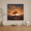 Tablou decorativ, Cc-K-Ah-1015, Canvas, Cadru: 100% LEMN (Grosime: 18 mm), Multicolor