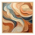 Tablou decorativ, Cc-K-Ah-1016, Canvas, Cadru: 100% LEMN (Grosime: 18 mm), Multicolor