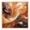 Tablou decorativ, Cc-K-Ah-1018, PÂNZĂ, Lemn (Grosime: 18 mm, Multicolor