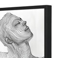 Tablou decorativ, Cc-K-Sy-1028, Canvas, Cadru: 100% LEMN (Grosime: 18 mm), Multicolor
