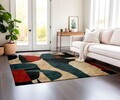 Covor, BSR-16, 100x180 cm, Bumbac/Poliester, Multicolor