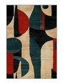Covor, BSR-16, 100x180 cm, Bumbac/Poliester, Multicolor