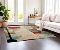 Covor, BSR-4, 100x180 cm, Bumbac/Poliester, Multicolor