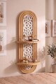 Raft de perete, Hanah Home, Artmtkwll5, 26x70x13 cm, MDF, Stejar