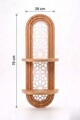 Raft de perete, Hanah Home, Artmtkwll5, 26x70x13 cm, MDF, Stejar