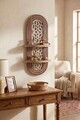 Raft de perete, Hanah Home, Artmtkwll5, 26x70x13 cm, MDF, Wenge