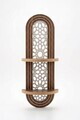 Raft de perete, Hanah Home, Artmtkwll5, 26x70x13 cm, MDF, Wenge