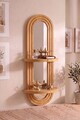 Raft de perete, Hanah Home, Artmtkwll6, 26x80x13 cm, MDF, Stejar