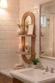 Raft de perete, Hanah Home, Artmtkwll6, 26x80x13 cm, MDF, Stejar