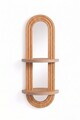 Raft de perete, Hanah Home, Artmtkwll6, 26x80x13 cm, MDF, Stejar