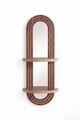 Raft de perete, Hanah Home, Artmtkwll6, 26x70x13 cm, MDF, Wenge