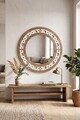 Oglinda decorativa, Hanah Home, Artmtkwll7, MDF, Wenge
