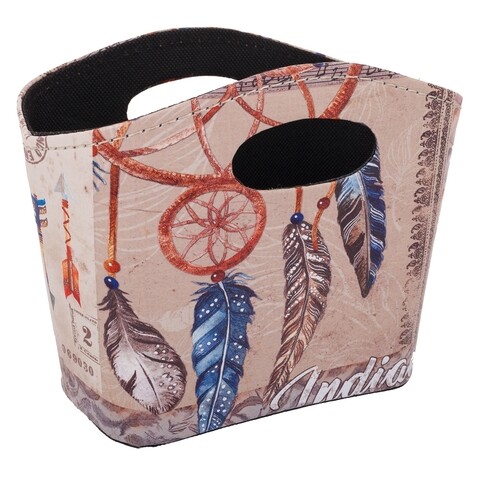 Cos pentru depozitare Indian, Creaciones Meng, 20x15.5 cm, MDF/PVC