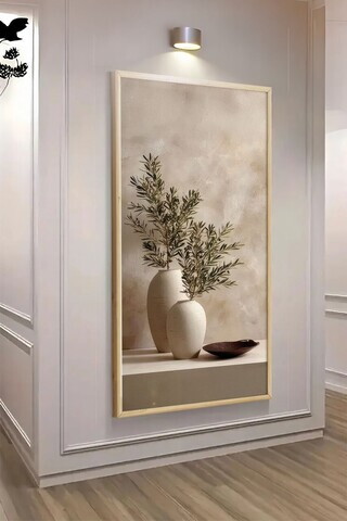 Tablou decorativ, Artsmdfyty78-7033, Lemn masiv, MDF, Multicolor