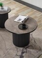 Masuta de cafea, Hanah Home, Boston, 70x42x70 cm, Metal, Negru