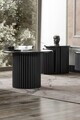 Masuta de cafea, Hanah Home, Boston, 70x42x70 cm, Metal, Negru