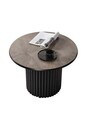 Masuta de cafea, Hanah Home, Boston, 70x42x70 cm, Metal, Negru