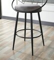 Scaun de bar, Hanah Home, Relax, 60x109x60 cm, Metal, Gri