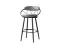 Scaun de bar, Hanah Home, Relax, 60x109x60 cm, Metal, Gri