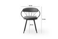 Set scaune 4 piese, Hanah Home, Relax, Metal, Gri