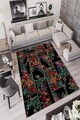 Covor, W828, 180x280 cm, Poliester, Negru