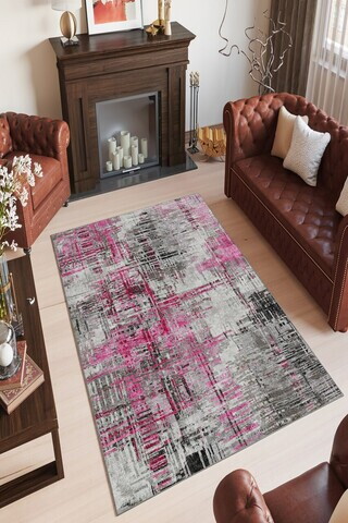 Covor, W857, 80x120 cm, Poliester, Gri