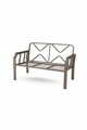 Set mobilier de gradina, Hanah Home, 3+1+1, Metal, Gri