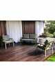 Set mobilier de gradina, Hanah Home, Nergiz 2+1+1, Metal, Miere / Gri