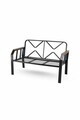 Set mobilier de gradina, Hanah Home, Nergiz 2+1+1, Metal, Gri