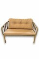 Set mobilier de gradina, Hanah Home, Manolya, ALUMINIU, Bej