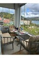 Set mobilier de gradina, Hanah Home, Manolya, ALUMINIU, Bej / Gri
