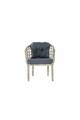 Set mobilier de gradina, Hanah Home, Manolya, ALUMINIU, Gri inchis