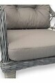 Set mobilier de gradina, Hanah Home, Fiori, ALUMINIU, Gri